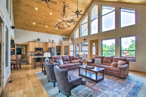Upscale Pinetop Cabin with Game Room and Fire Pit